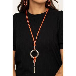 Tranquil Artisan Orange Necklace (362)
